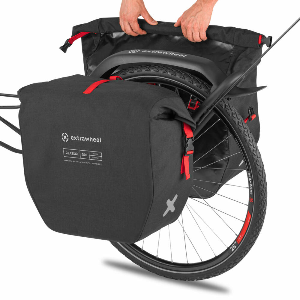 Fahrradanhänger Taschen Extrawheel CLASSIC Premium 100L